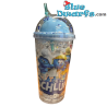 Puffetta, Grande Puffo e Puffetta Tempesta – Bicchiere shaker dei Puffi con Puffo sulla parte superiore – Power Gift - 400 ML