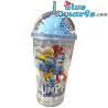 Pitufina, Papá Pitufo y Pitufina Tormenta – Vaso shaker de Los Pitufos con Pitufo en la tapa – Power Gift - 400 ML