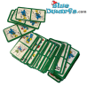Gioco dei Puffi – 30 carte domino – non nuovo / vintage – gioco di carte – 9 × 5 cm