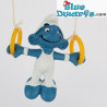 40510: Ring Gymnast Smurf (Super Smurf/MIB)