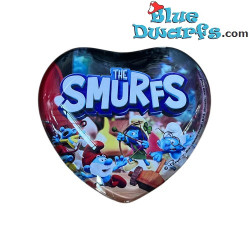 The Smurfs Village - Smurf Heart Glass Magnet - Power Gift - 5 cm