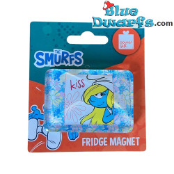 Smurfin – Smurfen Rechthoekige Glasmagneet– Power Gift – 5 x 6 cm
