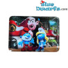 Smurfette, Papa Smurf & Gargamel - Smurf Rectangle Glass Magnet - Power Gift - 5 x 6 cm