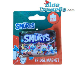 Het Smurfendorp – Smurfen Rechthoekige Glasmagneet– Power Gift – 5 x 6 cm