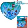 Blatt und die Schlümpfe – Schlumpf Herzförmiger Glasmagnet – Power Gift – 5 cm