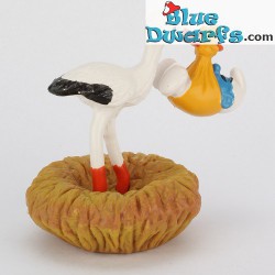 40248: Stork in Nest with Baby Smurf