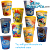 10 Drinkbekers smurfen - Willekeurig gekozen - Burger King - Hard  plastic