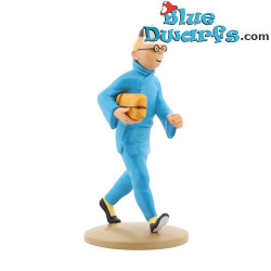Tintin with Chinese costume with a package - Tintin resin figurines collection - 2025 - Nr. 42251 - 12cm