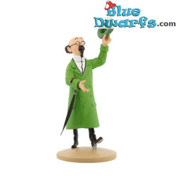 Professor Bienlein grüßt mit seinem Hut - Tim & Struppi Harzfiguren-Kollektion - Nr. 42252 - 15 cm
