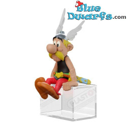 Asterix & Obelix Seduti – Set di Figurine di Asterix & Obelix – Figurine Decorative Leggere – Plastoy – 12 – 13,5 cm