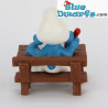 40220: School desk Smurf with pen