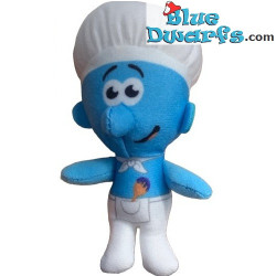 Jouet en peluche schtroumpf - Chef Schtroumpf - l 'Angleterre - Mc Donalds Happy Meal - 2022 - 12cm