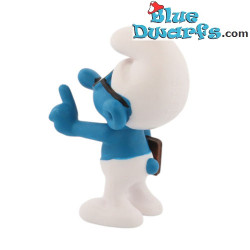 20812: Brilsmurf met boek (2019) - Schleich - 5,5cm