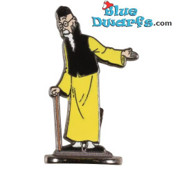 Wang Jen-Ghiè – Embossed Metal Figurine of Tintin – Tintinimaginatio – 3.5 x 5.5 cm