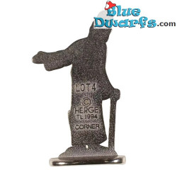 Wang Jen-Ghiè – Embossed Metal Figurine of Tintin – Tintinimaginatio – 3.5 x 5.5 cm