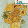 Porte-stylos Tournesols de Van Gogh - Collection Vincent van Gogh - Parastone - 11,5 cm / Ø 7 cm