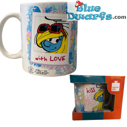 Schlumpfine – Schlumpf-Keramiktasse – Power Gift – Englische Sprache - 330 ML