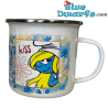Smurfin – Smurf Emaille Mok – Power Gift – Engelse taal - 350 ML