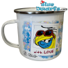 Smurfette - Smurf Enamel Mug - Power Gift - English Language - 350 ML