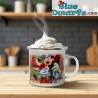 Smurfin, Grote Smurf en Gargamel – Smurf Emaille Mok – Power Gift – Engelse taal - 350 ML