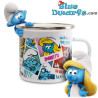 I Puffi in foto Polaroid – Tazza smaltata Puffo – Power Gift – Lingua inglese - 350 ML