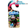Gargamel y Azrael persiguiendo a un Pitufo – Colgador para puerta – The Smurfs– Power Gift – 19 cm
