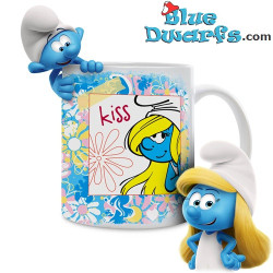 Smurfin – Smurfen keramische mok – Power Gift – Engelse taal- 330 ML