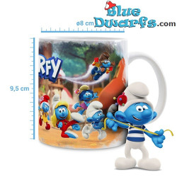 Le Village des Schtroumpfs – Mug en céramique Schtroumpf – Power Gift – Langue anglaise - 330 ML