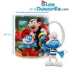 Smurfette, Papa Smurf & Gargamel - Smurf Ceramic Mug - Power Gift - English Language - 330 ML