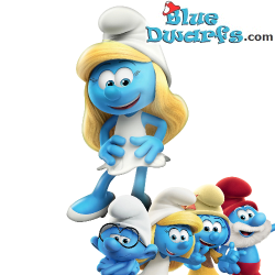 Smurfette - Resin Magnet - Power Gift - 9cm