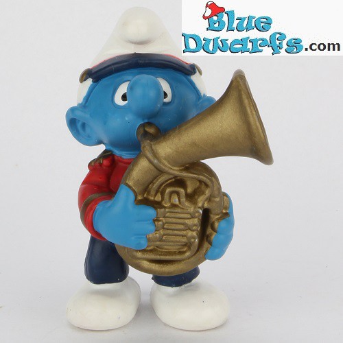 20482: Horn, Smurf with Tenor Horn (Band 2002)
