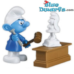10 Randomly Selected Smurfs Figurines, Smurf Houses and Spare Parts Set - DeAgostini - Different Sizes