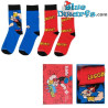 Popeye & Prost – Coffret de Chaussettes de Sport – Rouge et Bleu – Bavarian Caps