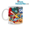 5er Familien-Tassen-Set - Die Schlümpfe Keramikbecher - Power Gift - Englische Sprache - 330 ML