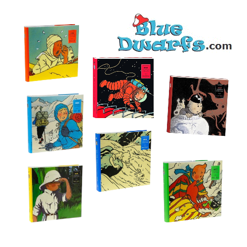 Tintin Hergé, Chronologie d’une œuvre – Set Completo – 7 Volumi – Libri di Tintin – Edizione Francese – Copertina Rigida