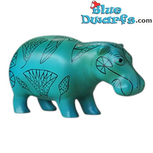Hippopotame en Faïence – Figurine Collection Art Égyptien – Pocket Art – Parastone – 5 x 10 cm