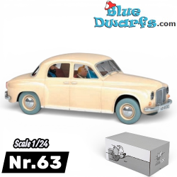 The Rover P4 60 4-door-saloon - Car for Nyon  - Tintin Car N°63  - 1954 - 1/24 - 12 cm