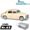El Coche Rover P4 60 4-door-saloon - para Nyon - Coche de Tintín N°63 - 1954 - 1/24 - 12 cm