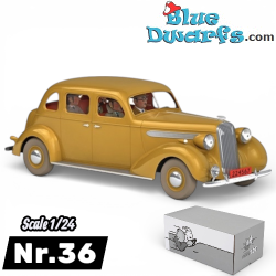 La Buick beige - Auto Tintin N°36 - 1/24 - 12 cm