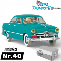 Il Custom di Sbrodj - Auto di Tintin N°40 - 1/24 - Tintin Obiettivo Luna - 10 cm