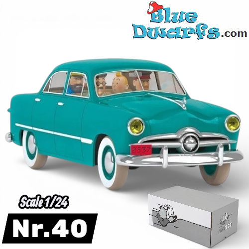La Custom de Sbrodj - Voiture de Tintin N°40 - 1/24 - Tintin Objectif Lune - 10 cm