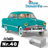 El Custom de Sbrodj - Coche de Tintín N°40 - 1/24 - Tintín Objetivo Luna - 10 cm