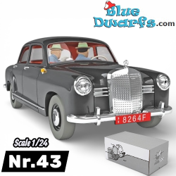Calculus in Mercedes 180 Borduriaj - Tintin Car N°43 - 1/24 - 10 cm