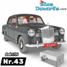 Calculus in Mercedes 180 Borduriaj - Tintin Car N°43 - 1/24 - 10 cm