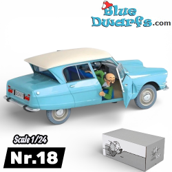 Calculus in the doctor's car - Citroën Ami 6 Saloon - 1961 - Tintin Car - Scale 1/24 - No. 18