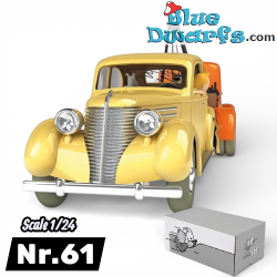 L'auto incidentata - Imperia TA-7 Mesange 2-Door Sedan - 1938 - Auto di Tintin - Scala 1/24 - Nr. 61