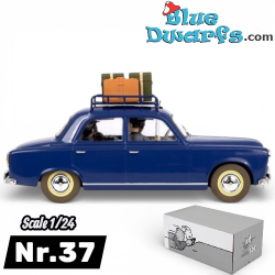 The Marlinspike taxi - Peugeot 403 8 CV Grand luxe Saloon - 1959  - Tintin Car - Scale 1/24 - No. 37
