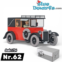 De Taxi voor Eastdown - Austin I2-4 LL - 1934 - Kuifje auto - Schaal 1/24 - Nr. 62