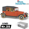 The Red Taxi  - Renault 6CV (HP) Type NN -Tintin Car - Scale 1/24 - No. 25