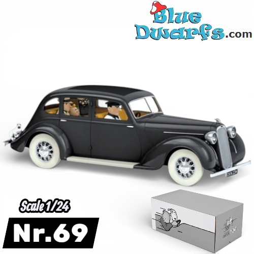 Humber Pullman Limousine - 1936 - Coche de Tintín - Wrozoff - Escala 1/24